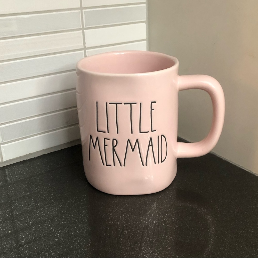 Rae Dunn Little Mermaid pink mug